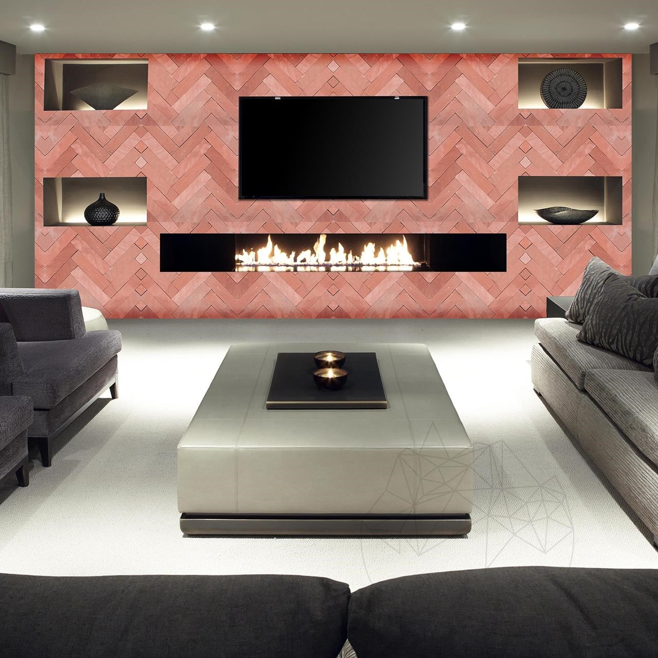 Agra Red Honed Sandstone 7 X 30 X 1 Cm Steinonline At