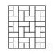 Classic PREMIUM Kreuzschliff gehonter Travertin 61 x 40,6 x 1,2 cm