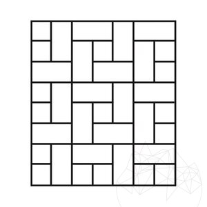 Classic Kreuzschliff gebürstet & gemeißelt Travertin 61 x 40,6 x 3 cm