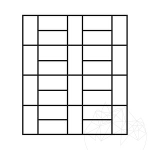 Classic Kreuzschliff gebürstet & gemeißelt Travertin 61 x 40,6 x 3 cm