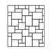 Kavala Bush Hammered Marble French Pattern Set 2 cm