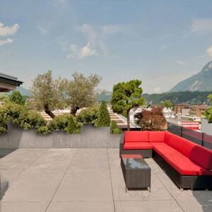 Planter Fioriera - Sinterized Stone, 100X30X2XH100 Economy