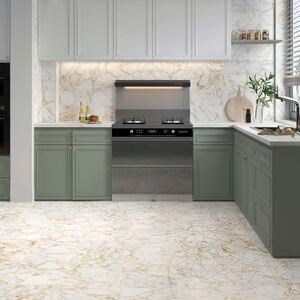 Arabescato Oro Gebürsteter Marmor 60 x 30 x 2 cm