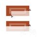 Deco Brick - Traditioneller dekorativer Ziegel 17 x 8 x 5 cm