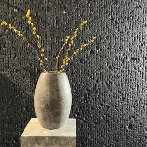 Autograph-Pisa Dekorative Vase aus Tundra-Marmor, 30 x 20 x 20 cm