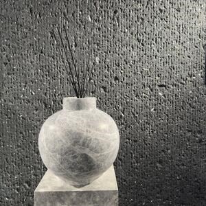 Autograph-Venezia Dekorative Vase aus Tundra-Marmor 30 x 30 x 30 cm