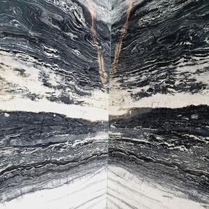 Marmorplatte Azur Black Poliert, 2 cm