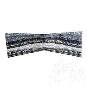 Marmorplatte Azur Black Poliert, 2 cm