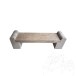 Romano Travertin Gartenbank (165 x 40 x 50 cm)