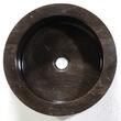 Waschbecken Marmor Matia Schwarze Kreise