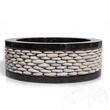 Waschbecken Marmor Matia Schwarze Kreise