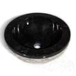 Waschbecken Marmor Matia Black Pebbles