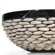 Waschbecken Marmor Matia Black Pebbles