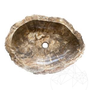 Waschbecken für das Badezimmer Versteinertes Holz