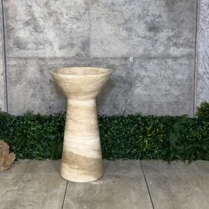 Waschbecken für das Badezimmer - Tao Antros Classic Travertin 50 x 85 cm