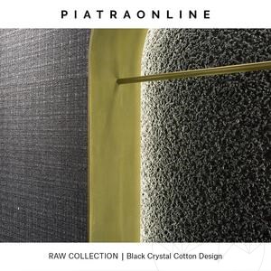 Black Crystal Lava Design Platte Platte 3CM