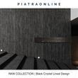 Black Crystal Lineal Design Platte Platte 3CM