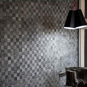 Black Dizzy Scratched Marmor Mosaik