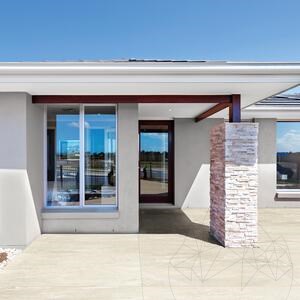 Sinterstein L'ALTRA PIETRA Cervino Beige, 40 X 120 X 2 cm, R11 - Rutschfest für den Außenbereich