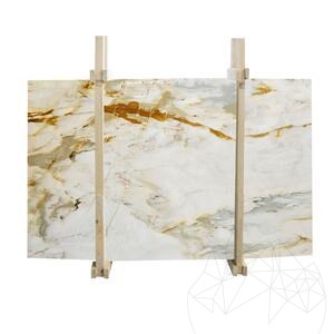 Calacatta Borghini Polierte Marmorplatte, 2 cm