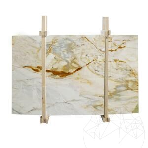 Calacatta Borghini Polierte Marmorplatte, 2 cm