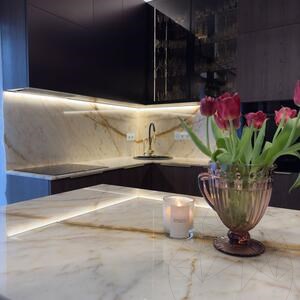 Calacatta Gold Polierte Marmorplatte 2 cm