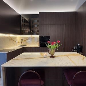 Calacatta Gold Polierte Marmorplatte 2 cm