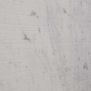 Carrara White Canvas Design  Platte 2CM