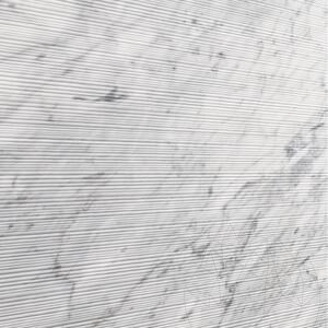 Carrara White Flute Design  Platte 2CM