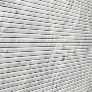Carrara White Infinity Design  Platte 2CM
