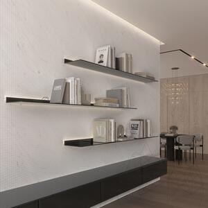 Carrara White Pyramid Design Platte 2CM