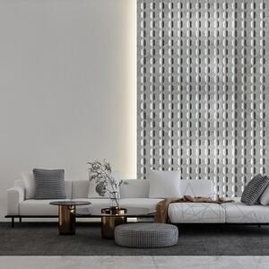 Carrara White Stud M Design Platte 2CM