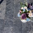 Ceppo Grey Getrommelter Marmor 30,5 x 15,2 x 3 cm