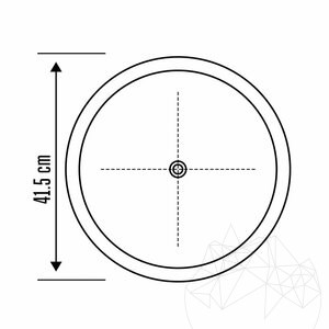 Bathroom Sink - Silver Travertine RS-8 42 x 15 cm