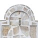 Cismea Large Garden, Traditionell, Freistehend - Polygonaler Stein furniert, Rhodos Schiefer, 105 x 70 cm, 85 kg