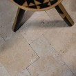 Travertin Classic Cross Cut Antik/Getrommelt Mini Römischer Verband 1 cm
