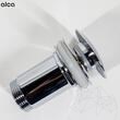Click Clack Ablaufgarnitur Alca Plast (5/4'', Metall, mit Überlauf, großer Stöpsel)