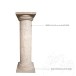 Römische Säule Classic Riven Travertin 30 x 42 x 42 cm