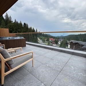 Sinterstein L'ALTRA PIETRA Colosseo Grigioni, 60 X 60 X 2 cm, R11 - Rutschfest für den Außenbereich