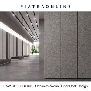 Concrete Avorio Super Rock Design Platte 3CM