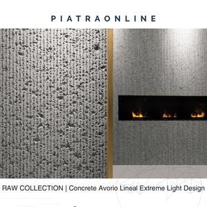 Concrete Avorio Lineal Extreme Light Design Platte 3CM