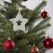 Thassos Marmor Schneeflocke - Home Weihnachtsdekoration Set (6 Stück)