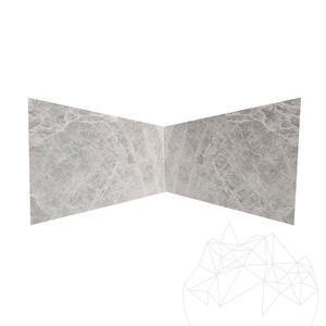 Marmorplatte Dome Grey Poliert, 2 cm