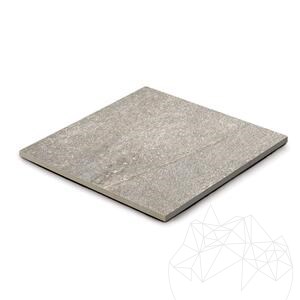 Sinterstein L'ALTRA PIETRA Etna Light Grey, 60 X 60 X 2 cm, R11 - Rutschfest für den Außenbereich