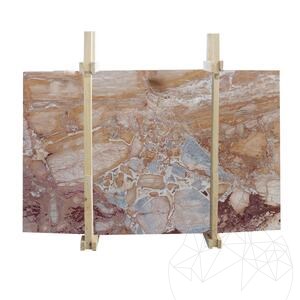 Earth Blue Marble Polierte Platte, 2 cm