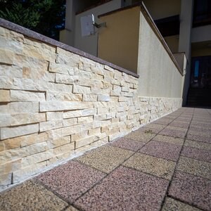 Catania Creme Marmor Wandverkleidungsplatte 15 x 60 cm