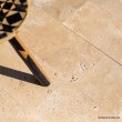 Travertinfliesen Classic Cross Cut Gebürstet 40.6 x 20.3 x 1.2 cm