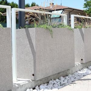 Planter Fioriera - Sinterized Stone, 80X40X2XH40