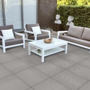 Sinterstein L'ALTRA PIETRA Graffiti Grigio, R10, 60 X 60 X 2 cm, R10 - Rutschfest für den Außenbereich