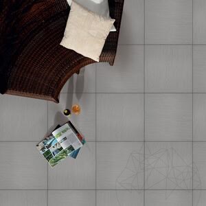 Sinterstein L'ALTRA PIETRA Graffiti Grigio, R10, 60 X 60 X 2 cm, R10 - Rutschfest für den Außenbereich